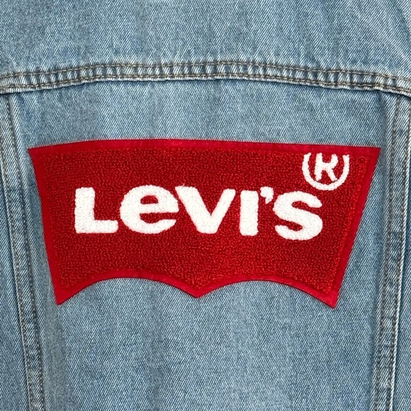 LEVI’S Boys Logo Applique Denim Jacket Size XL NEW - Picture 7 of 7